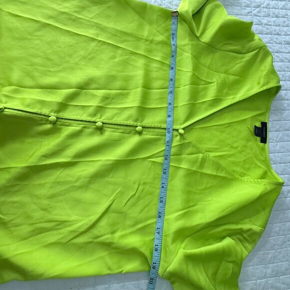 Halogen Womens Neon Button-Up Blouse S - Picture 9 of 11